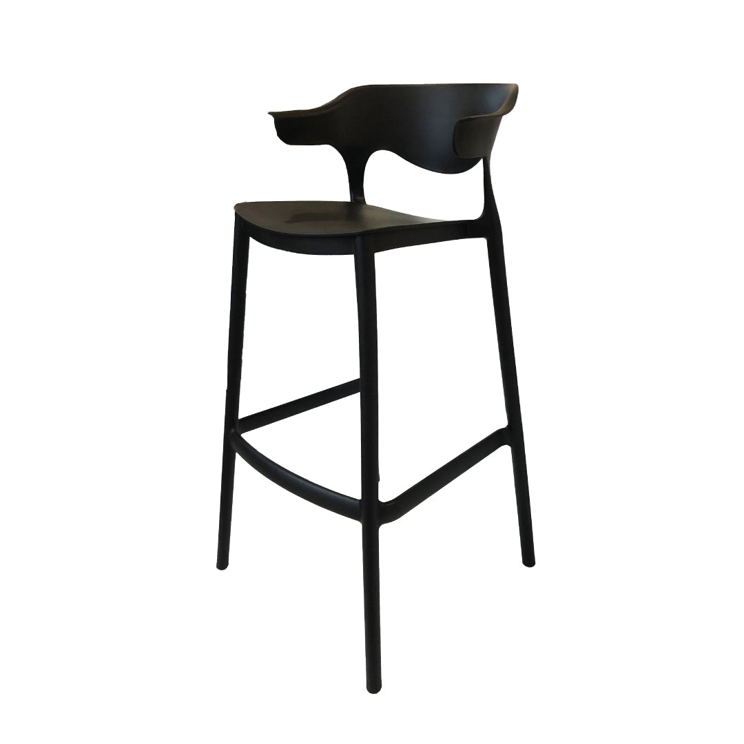 ADXH Furniture Modern PP Stackable Bar Stool