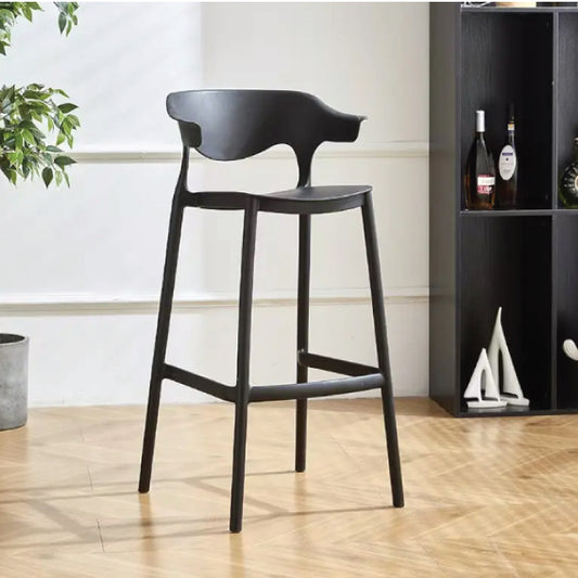 ADXH Furniture Modern PP Stackable Bar Stool