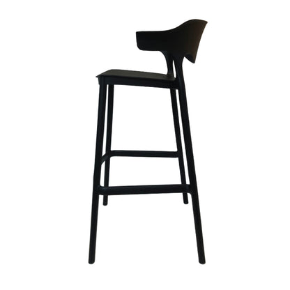 ADXH Furniture Modern PP Stackable Bar Stool
