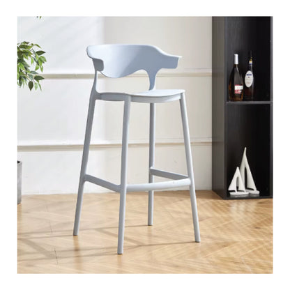 ADXH Furniture Modern PP Stackable Bar Stool