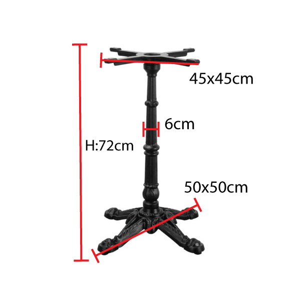 ADXH &nbsp;Cast Iron Dining Height &nbsp;Table Base